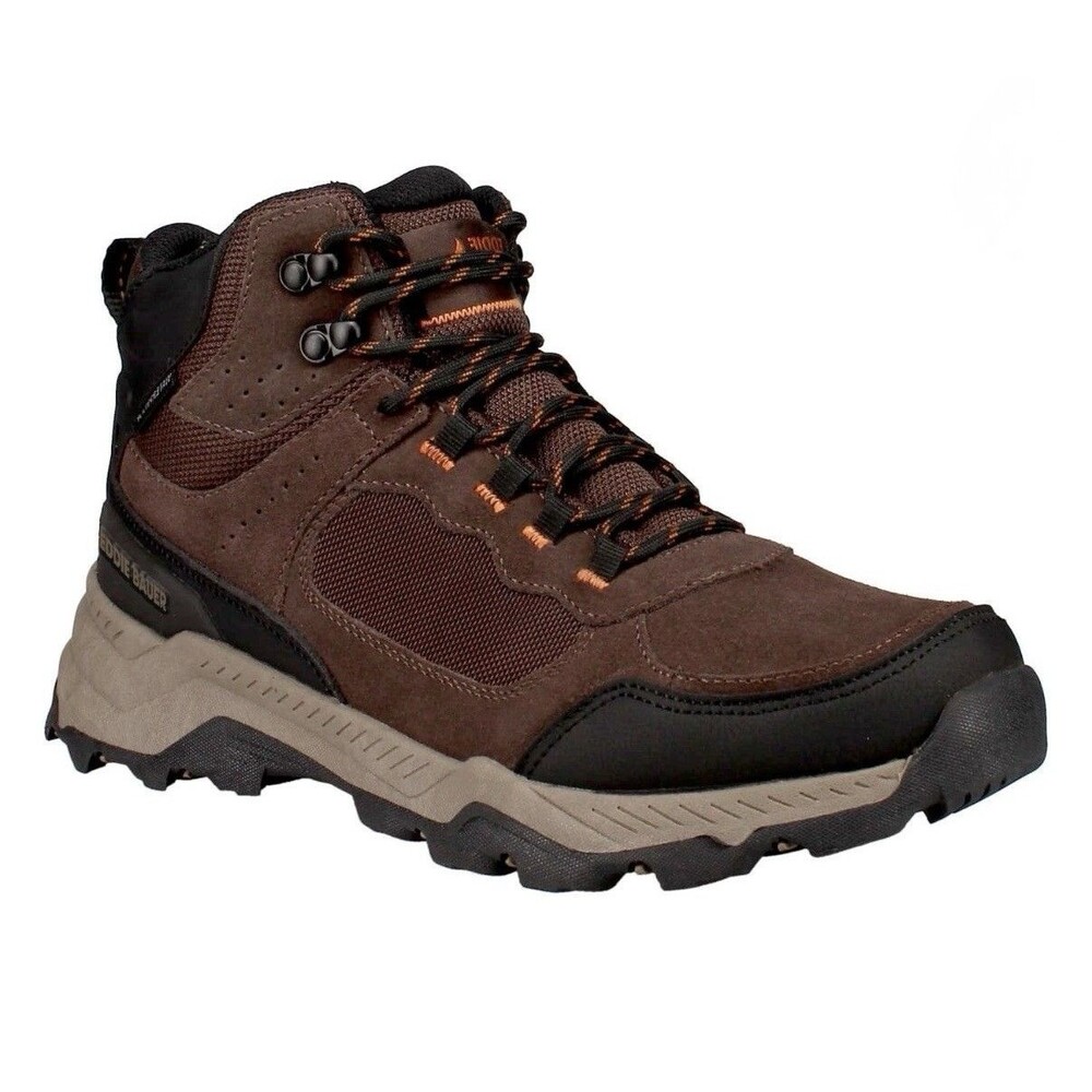 EDDIE BAUER Brown BONHAM OUTDOOR HIKING TRAIL BOOTS Waterproof MENS 9.5 NEW